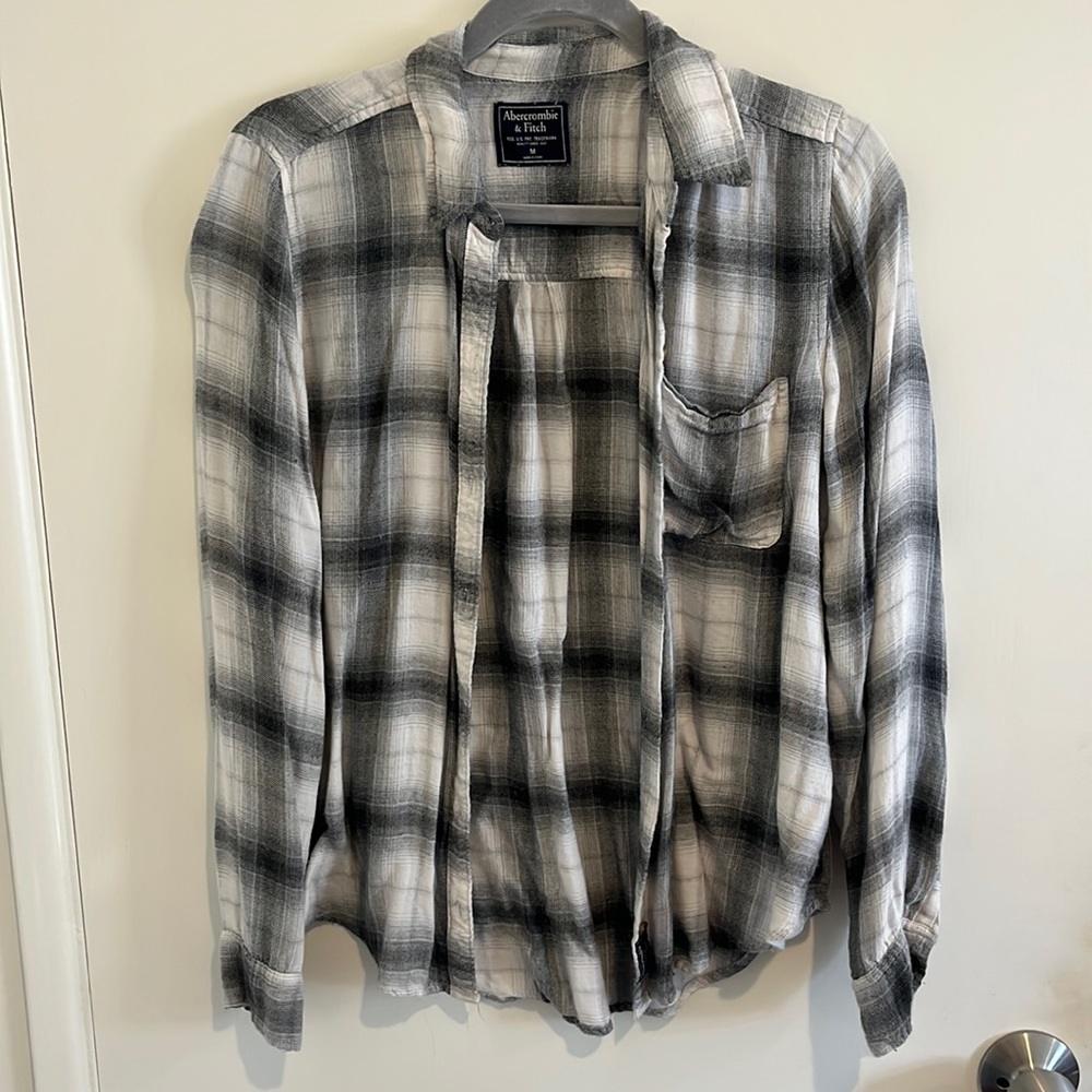 Abercrombie and Fitch plaid flannel